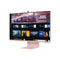 SAMSUNG 27" M80C UHD HDR SMART COMPUTER MONITOR LS27CM80PUNXZA - SUNSET PINK - Like New