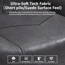 Darkecho Gaming Chair Fabric Cushion, Office Chair with Footrest US-J350 - Black - Like New