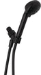 DELTA FAUCET 4-SETTING HANDHELD SHOWER HEAD, BLACK - MATTE BLACK - Like New