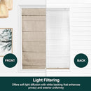 Chicology Cordless Roman Window Shade Belgian Flax 23"W x 64"H - Brand New