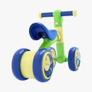 JETSON BOUNCE BALANCE BIKE, FOUR WHEELS, RIDE ON INDOOR OUTDOOR - BLUE - Like New