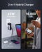 ANKER GANPRIME POWER BANK 10,000MAH 65W WALL CHARGER A1651 - BLACK - Like New