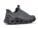 118425 Skechers Bob's Men's Arc Waves - Slick Turn, Charcoal/Black, Size 6.5 - Like New