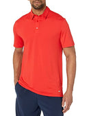 13140-620 AMAZON ESSENTIALS MEN'S SLIM-FIT POLO SHIRT, SIZE LARGE, RED - Brand New