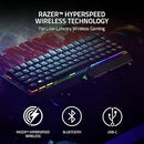 Razer BlackWidow V3 Mini 65% Wireless Mechanical Gaming Keyboard - Black Like New