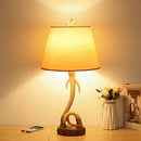 BONCOO ANTLER RUSTIC TABLE LAMP USB PORT 8W 2700K LED BULB INCLUDED - Brown - Like New