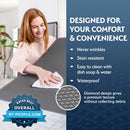 SKY SOLUTIONS ANTI FATIGUE FLOOR MAT 3/4" THICK 20" X 39" 2 PACK - BLACK - Like New