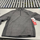 CANADA WEATHER GEAR PULLOVER 1/2 ZIP JACKET - SIZE: MEN M - CARBON HEATHER - Brand New