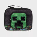 MINECRAFT LUNCH BAG - BLACK/GREEN - Like New