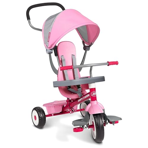 RADIO FLYER TODDLER TRICYCLE BIKE STROLLER ADJUSTABLE SEAT - PINK - Brand New
