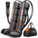 JZBRAIN COMPRESSION BOOTS FULL LEG COMPRESSION FE-7221-BLK/ORG - BLACK ORANGE - Like New