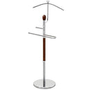 Tatkraft Dandy Clothes Valet Stand Freestanding Suit Hanger - Wood/Steel - Brand New