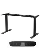 UNCAGED ERGONOMICS Rise Up Standing Desk Legs Dual Motor Frame RUBBER - BLACK - Like New