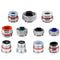 11pcs Faucet Adapter Kit, Brass Faucet Aerator Adapter Set Male Female Sink - Like New