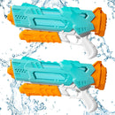 LOLYADN Water Gun - 2 Pack, 1200CC, High Capacity, 26 Ft Shoot Distance - Green - Like New