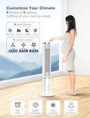COOLECH 42 INCH Evaporative Air Cooler w/Remote &LED Touch Screen 4 Mode 3 Speed - Brand New