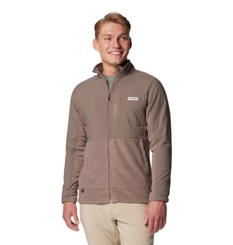 FO9344 COLUMBIA MEN PFG UNCHARTED FLEECE FULL ZIP IRON/IRON M - Brand New