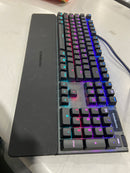 STEELSERIES APEX 7 MECHANICAL GAMING KEYBOARD,OLED SMART DISPLAY, (BLUE SWITCH) - Like New