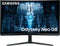 SAMSUNG 32" Odyssey UHD 240Hz 1000R Curved Gaming Monitor LS32BG852NNXGO Like New