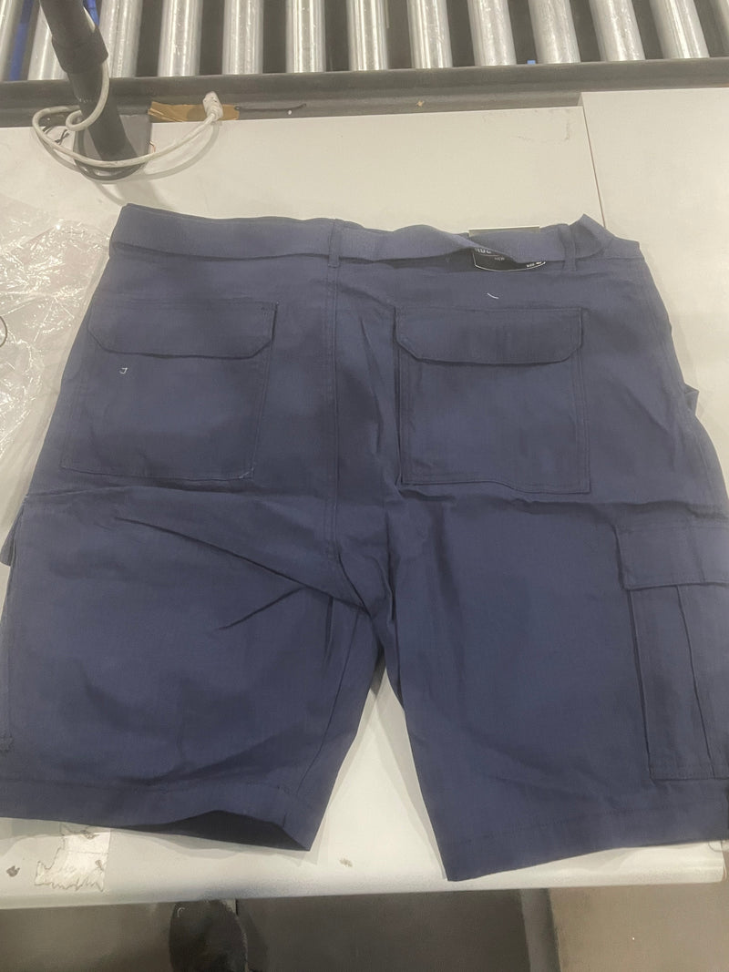 RUGGED TRAIL DARK BLUE CARGO SHORT WITH 6 POCKETS - SIZE: MEN 40 - NAVY - Brand New