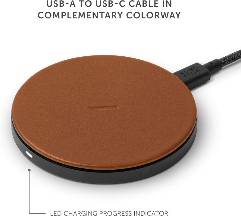 Native Union Drop Wireless Charger Pad 7.5W - Tan New