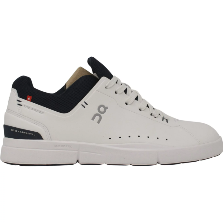 ON MEN'S RUNNING THE ROGER ADVANTAGE SNEAKERS WHITE/MIDNIGHT - Scratch & Dent