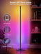 TSANHOO 2 In 1 Dimmable Floor Lamp, Smart Corner LED - Black - Like New