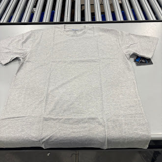 BLUE ICE STRETCH SHORT SLEEVE SHIRT - SIZE: MEN 2XL - HEATHER GRAY - Brand New