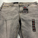 BLU ROCK MEN'S FLEX STRETCH SLIM FIT STRAIGHT JEANS - SIZE: 42X31 - DARK GRAY - Like New