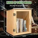 HAFTKD OUTDOOR LIBRARY BOOK BOX LITTLE LIBRARY SHARING BOOKS - SIZE 1 - WOOD - Like New