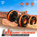 Sharper Image 4x4 Giant Crusher Remote Control 4WD Truck - Orange/Black - Brand New