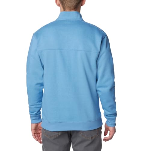 Columbia Men's Hart Mountain II Half Zip, Skyler Heather, Medium - Brand New