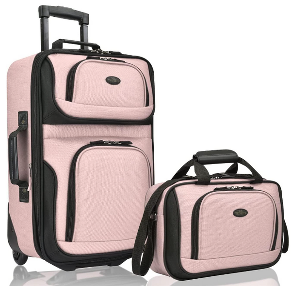 U.S. Traveler Rio Rugge Fabric Expandable Luggage Set One Size - Scratch & Dent