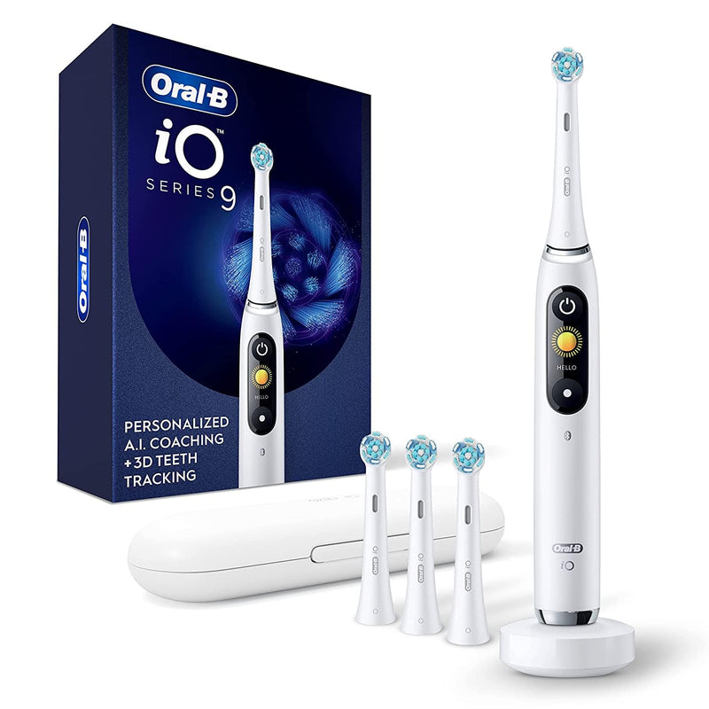 Oral-B iO Series 9 Electric Toothbrush iO M9.4A1.1A - White Alabaster Like New