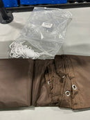 GENERIC COFFEE BROWN TARP 9'9" BY 13' - COFFEE BROWN - Like New