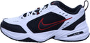 NIKE MEN'S AIR MONARCH IV GYMNASTICS SHOE - SIZE: MEN 11.5 - WHITE BLACK RED - Like New