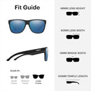 SMITH LOWDOWN 2 XL POLARIZED LENSES LARGE FRAME 20151400360QG-PO-BLK/BL - Black - Like New
