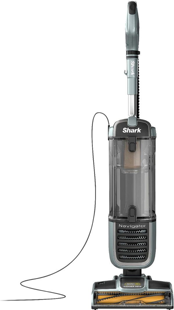 Shark ZU62 Navigator Zero-M Self-Cleaning Upright Vacuum - Pewter Grey Metallic Like New