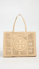 Tory Burch Women's Ella Hand Crocheted Large Tote Natural 151277-254 - Brand New