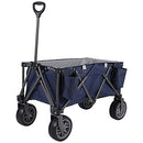 REDCAMP Collapsible Beach Wagon Big Wheels Sand Heavy Duty 145L Large B092HJNZCS - Like New
