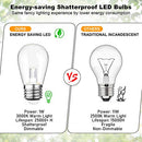 2-Pack Dimmable LED Outdoor String Lights New - Brand New