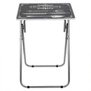 HOME BASICS BON APPETIT MULTI-PURPOSE FOLDING TABLE - BLACK Like New