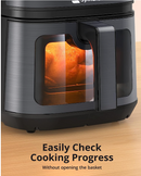 Symdral 8 in 1 5.3 Quart Compact Air Fryers Black SY-AF003 - Like New