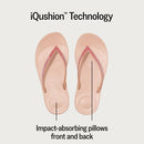 FitFlop Women's iQUSHION Ombre-Sparkle Flip-Flops, Soft Pink, Size 9 - Like New