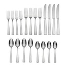 Oneida H290020AL20 Satin Nocha 20 Piece Everyday Flatware Set - Brand New