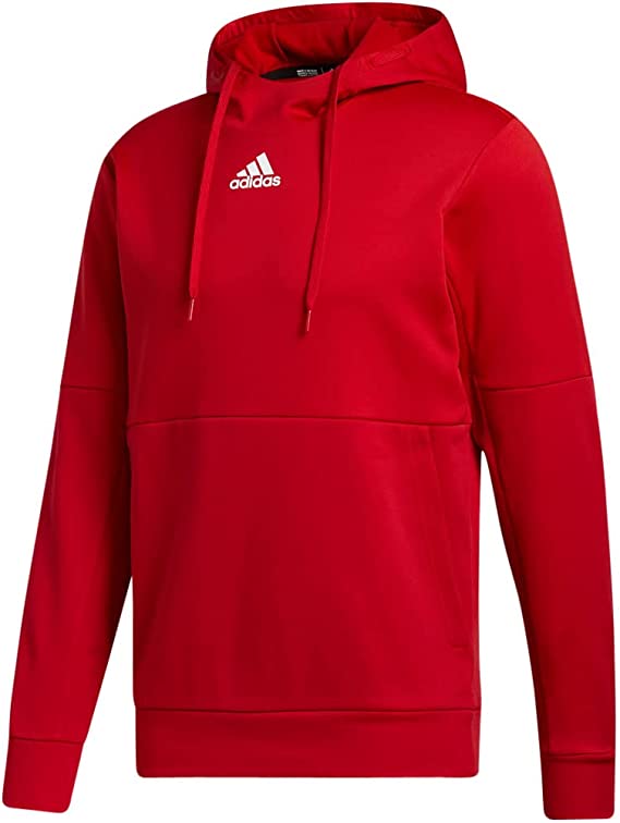 FQ0156 Adidas Men's Team Issue Training Pullover Hoodie Red/White M Like New