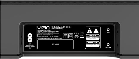 VIZIO M-Series 5.1.2 Immersive Sound Bar Dolby Atmos M512A-H6 - Black Like New
