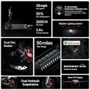 SEGWAY NINEBOT MAX G3 ELECTRIC SCOOTER 28 MPH TOP SPEED 50 MILES - BLACK - Like New