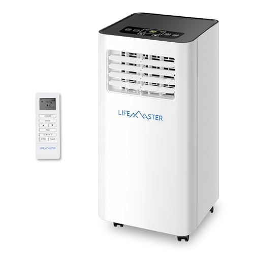LIFEMASTER 8,000 BTU PORTABLE AIR CONDITIONERS, ROOM AIR CONDITIONER - WHITE - Like New