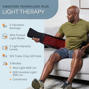 Lifeppro Red Light Therapy Belt 660NM/850NM, Adjustable, Portable - Black - Brand New